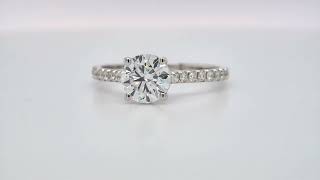 1.00 Carat Classic labgrown diamond band engagement ring - Orogem Jewelers