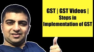 GST | GST ವೀಡಿಯೊಗಳು | ಜಿಎಸ್‌ಟಿ ಅನುಷ್ಠಾನದ ಕ್ರಮಗಳು