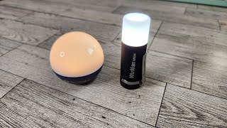 Tiny lantern comparison! Olight Obulb vs Wurkkos WK04 #flashlight