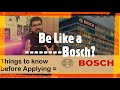 Bosch  Recruitment Process | Things to know Before Applying to Bosch |