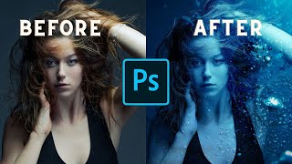 Photoshop Tutorial | Underwater Effect in Photoshop | Photo Effects (Easy