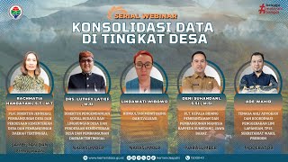 WEBINAR KONSOLIDASI DATA DI TINGKAT DESA