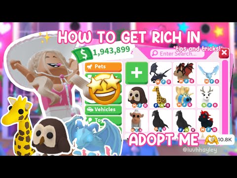 HOW TO GET RICH WITH ADOPT ME (TIPS AND TRICKS) *HOW IT WORKS* Roblox Adopt Me