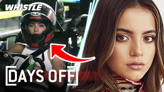 Isabela Merced SURPRISES Fans At A Go Kart Track!