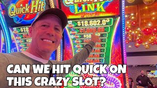YOU WON'T BELIEVE How CRAZY This Quick Hit Link Slot Machine Is!