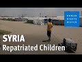 A New Chance in Life for Children Repatriated from Syria