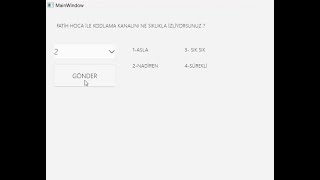 7- Python ile Görsel Programlama || Match - Case  yapısı|| ComboBox Kullanımı ||Kontrol İfadeleri-4