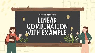 linear combination with examples full explain