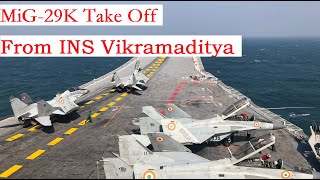 INS Vikramaditya Aircraft Carrier In Action | India Navy | MiG-29K Fighter