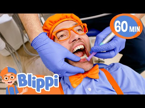 Blippi At The Dentist | Learning With Blippi! | Kids Videos | Moonbug ...