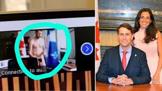 Liberal MP causes consternation in House of Commons after appearing naked on camera in front clg
