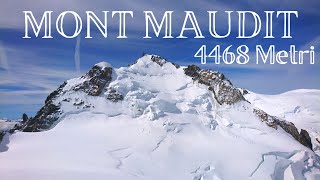 Mont Maudit - 4468 mt - Cresta NO dall'Aiguille du Midi (Chamonix - FR) 4K