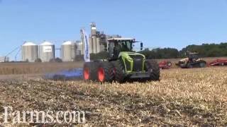 CLAAS XERION 4500 Tractor In Farm Progress Show 2016 Tillage Demo.