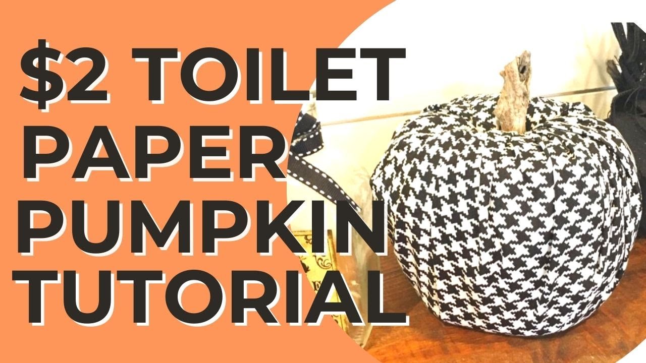 Easy Halloween Pumpkin Craft Youtube