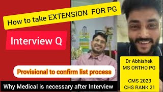 live with Dr Abhishek MS orthopaedic Resident + UPSC CMS 2023 CHS cadre 21st Rank category 1