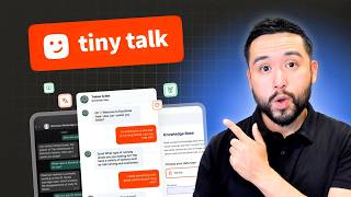 I Trained My Own AI Chatbot In 10 Minutes Using Tiny Talk!