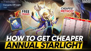 HOW TO GET VALE ANNUAL STARLIGHT SKIN IN THE CHEAPEST WAY POSSIBLE!