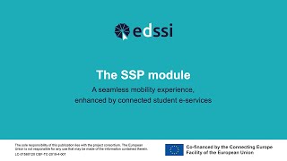 EDSSI Training on the SSP module: pre-recorded session