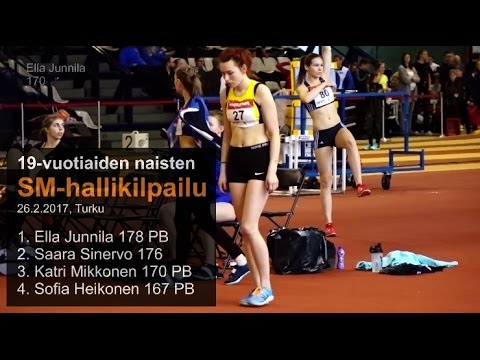 19-v. SM-hallit | Turku 26.2.17 | Naisten Korkeushyppy | 1. Ella ...