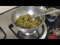 how to cook green toor sabji or amti at home