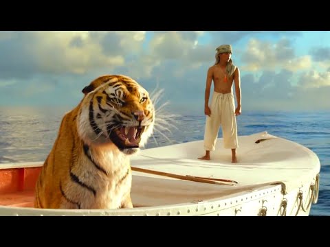 Being Stuck at Furious Sea, He Has to Fight Through Hardships with A Hungry Tiger LIFE OF PIFILM