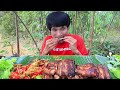 ซี่โครงหมูย่างส้มตำแกล้มผักสดแซ่บคักอีหลีครับพี่น้องmukbang eating show โก้อีสานพาแดก