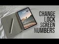 How to Change the Numbers on your Lock Screen iPad (tutorial)