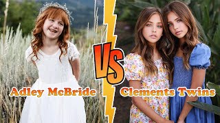 Adley McBride VS Clements Twins Transformation 👑 New Stars From Baby To 2025