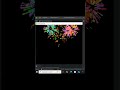 Firework Animation using Python #python #coding #animation #shorts #codingforbegginers #webdesign