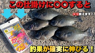 【堤防ウキ釣り仕掛け】が最強すぎた！〇〇を足すと爆釣する！大磯港で実釣！