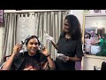 జుట్టు రంగు మార్చేసా @ radha’s pearl beauty salon it’s time to change@swapnavaitla hairstyle