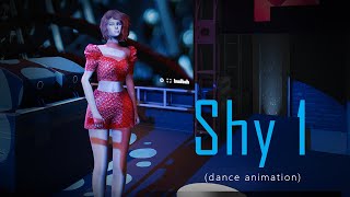 MD - Shy Dancing 1 - dance 3d animation for @Sansar   (virtual world)