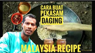 Cara Buat Pekasam Daging