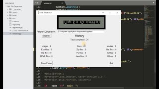 Project: File Separator App using Python