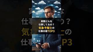 気象予報士の仕事内容TOP3 #shorts #雑学 #海外の仕事 #仕事 #求人 #雑学 #給料 #転職 #稼ぐ #海外就職 #グローバル #海外ライフ #海外移住 #移住 #ワーキングホリデー