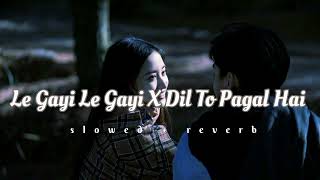 le Gayi le Gayi X Dil To Pagal Hai  || Best love song || slowed reverb || lo-fi song || alone boy ||