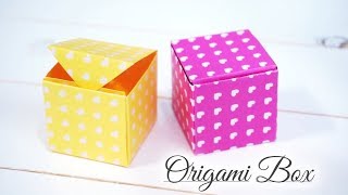 색종이로 상자접기 / 만들기 쉬운 선물상자 / Origami Box / DIY Gift Box