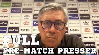 Carlo Ancelotti FULL Pre-Match Press Conference - Everton v Leicester - Premier League