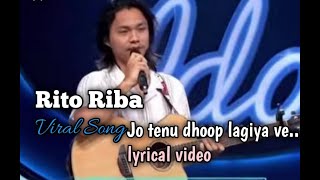 Heer Ranjha Song | Lyrical | Whatsapp Status | Rito Riba Indian Idol |