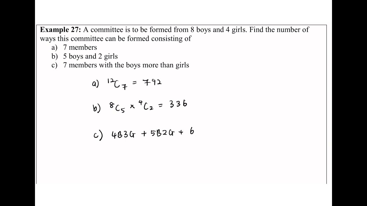 Combinations Part 9 - YouTube