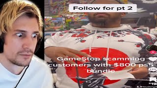 Worst GameStop Customer Ever | xQc Reacts
