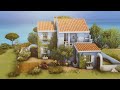 House by the Sea 🐚🌾| The Sims 4 | Speedbuild with Ambience Sounds