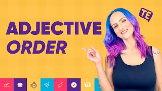 Adjective Order ❗ Aprenda a Ordem dos Adjetivos | Teacher Elza