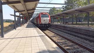 Vossloh Euro4000 de Logitren pasando con TECO sin parada por El Casar hacia Vicálvaro (23/07/2020)