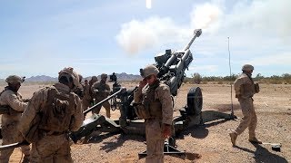 WTI 2-19 - Marines Fire Howitzer During Battle Drill