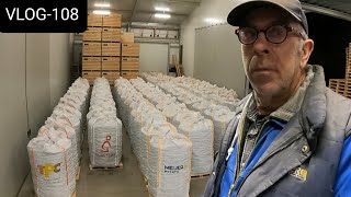 FARMVLOG #108 processing seed potatoes, preparing seed potatoes for delivery