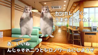 初めてコメダ珈琲に行った話　#猫ミーム #猫マニ #猫meme #catmemes