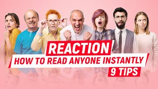 Reaction /  How To READ Anyone Instantly ( 9 Tips Learning ).