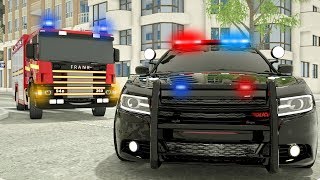 Fire Truck Frank Learn to Help - Wheel City Heroes (WCH) - Sergeant Lucas the Police Car New Cartoon