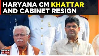 Haryana: CM Manohar Lal Khattar, Cabinet Resign After Cracks In BJP-JJP alliance | Top News